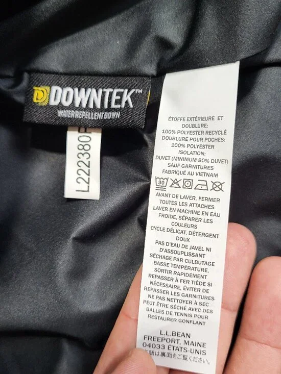 L.L. Bean Women's Bean's Down Vest Downtek - XXS - Picture 7 of 10